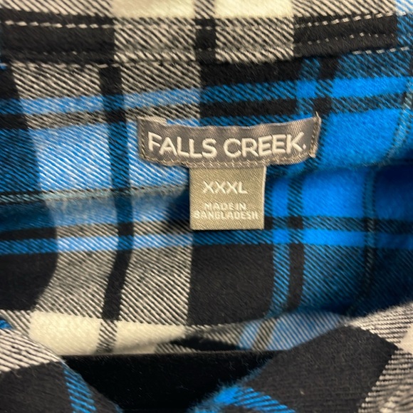 Falls Creek Plaid Flannel Shirt XXXL - Picture 6 of 8